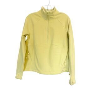 Layer 8 yellow 1/4 zip Sweatshirt Sz M